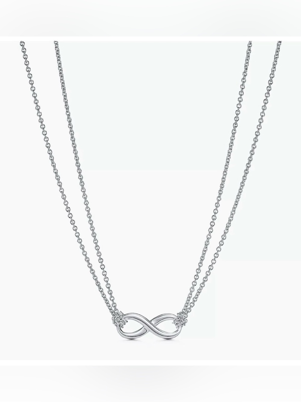 🩵 Tiffany & Co. Double Infinity Necklace